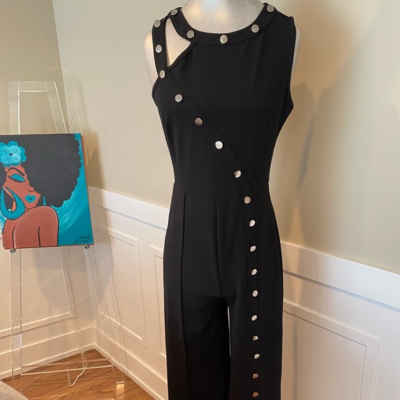 Kiwi Pants - Sexy Black Jumpsuit (Kiwi Boutique)